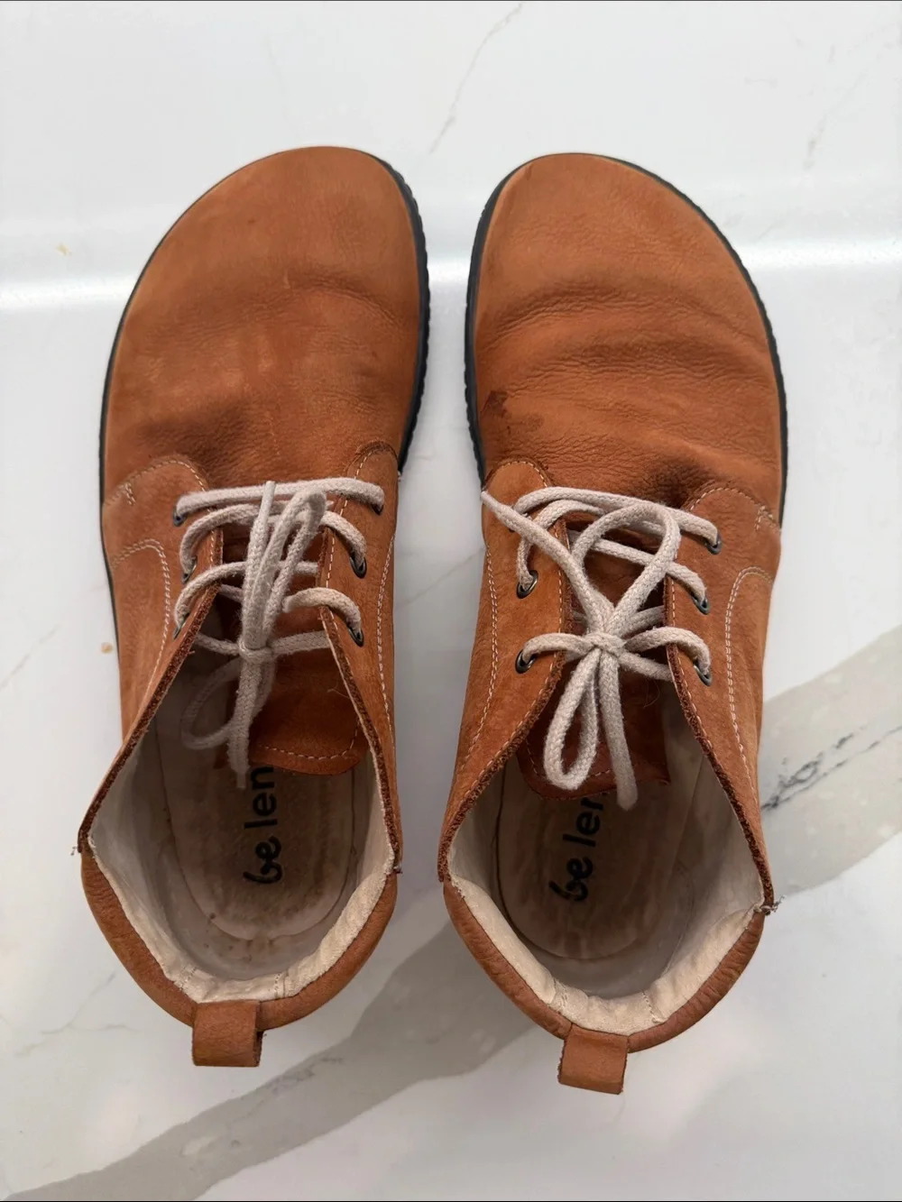 Men's Suede Chukka Boots in Cognac Brown
